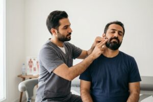 علاج ألم المفصل الصدغي الفكي (TMJ) بالعلاج الطبيعي